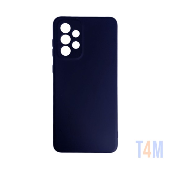 Capa de Silicone Mole para Samsung Galaxy A23 Azul